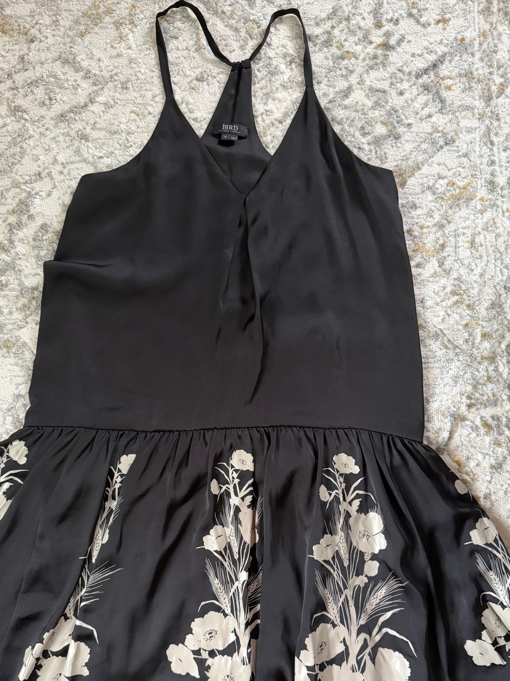 Bird by Juicy Couture Black Halter V-Neck Dress